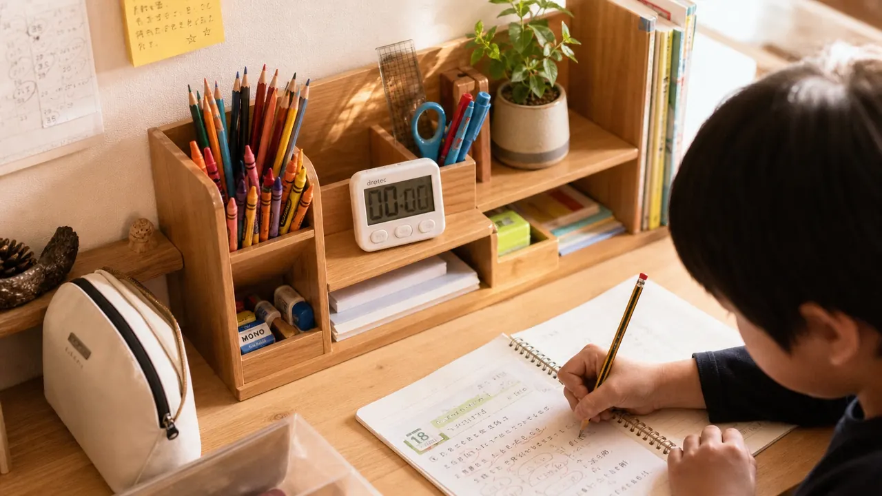 How to Organize Kids' School Supplies at Home So Nothing Goes Missing Again