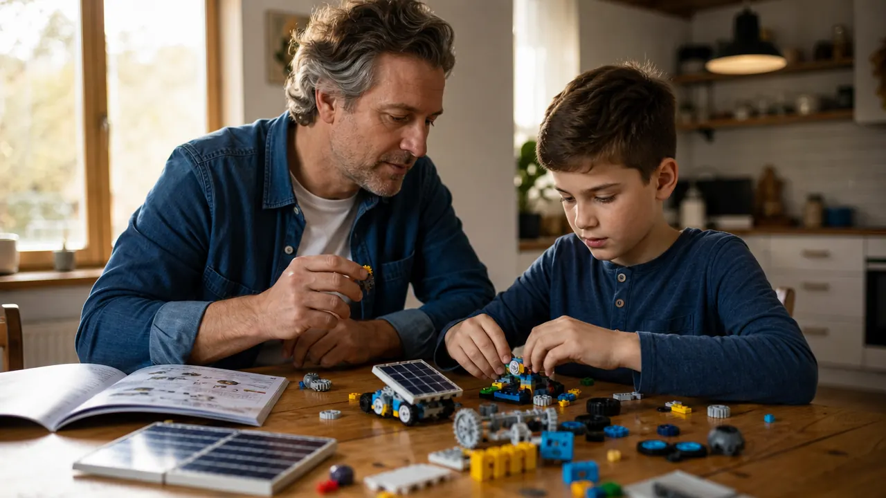 How to Teach Kids Basic Engineering Concepts Using a Solar Robot Building Kit